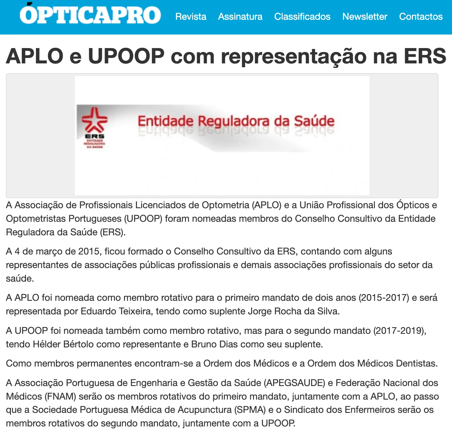 Recorte de imprensa