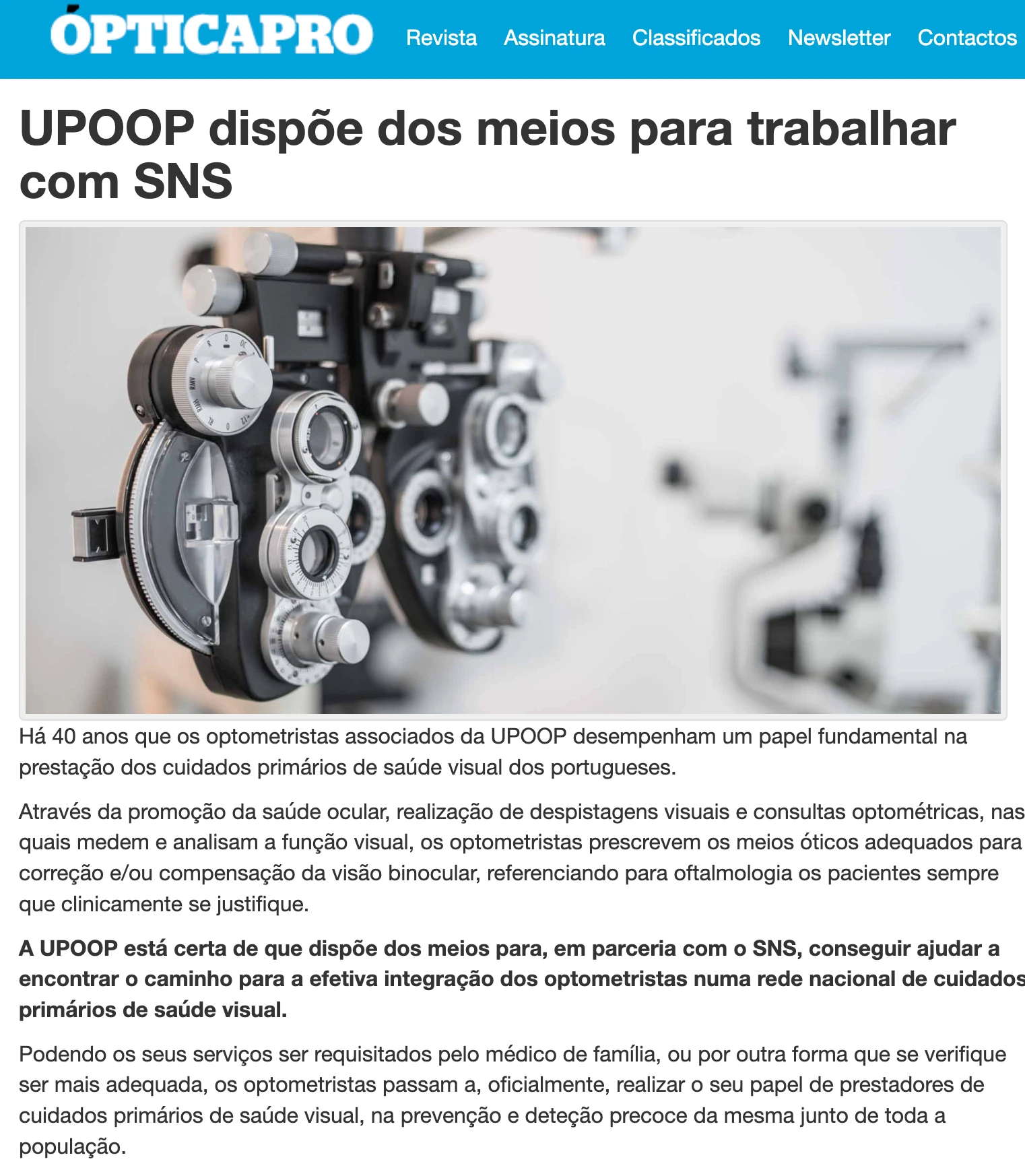 Recorte de imprensa