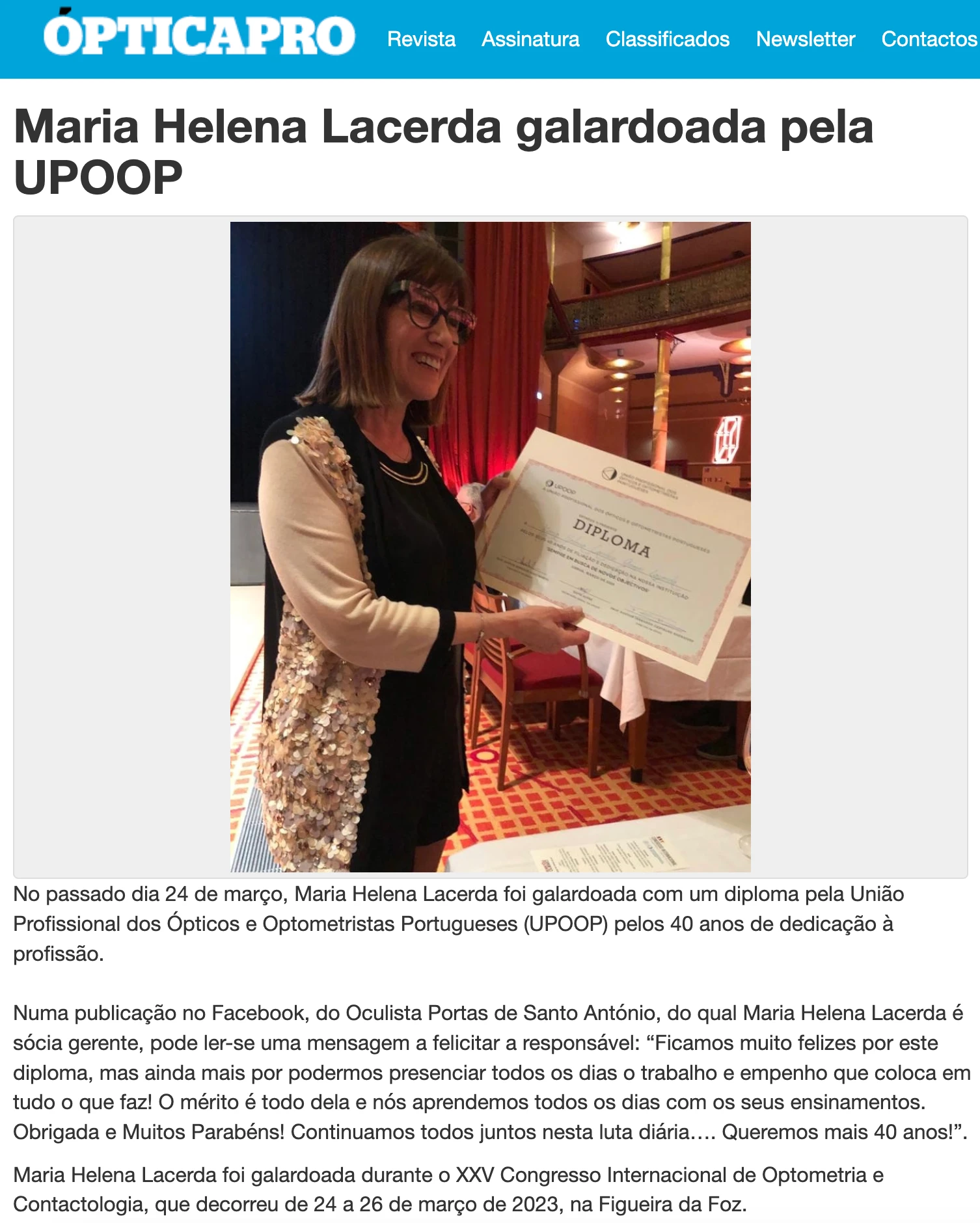Recorte de imprensa