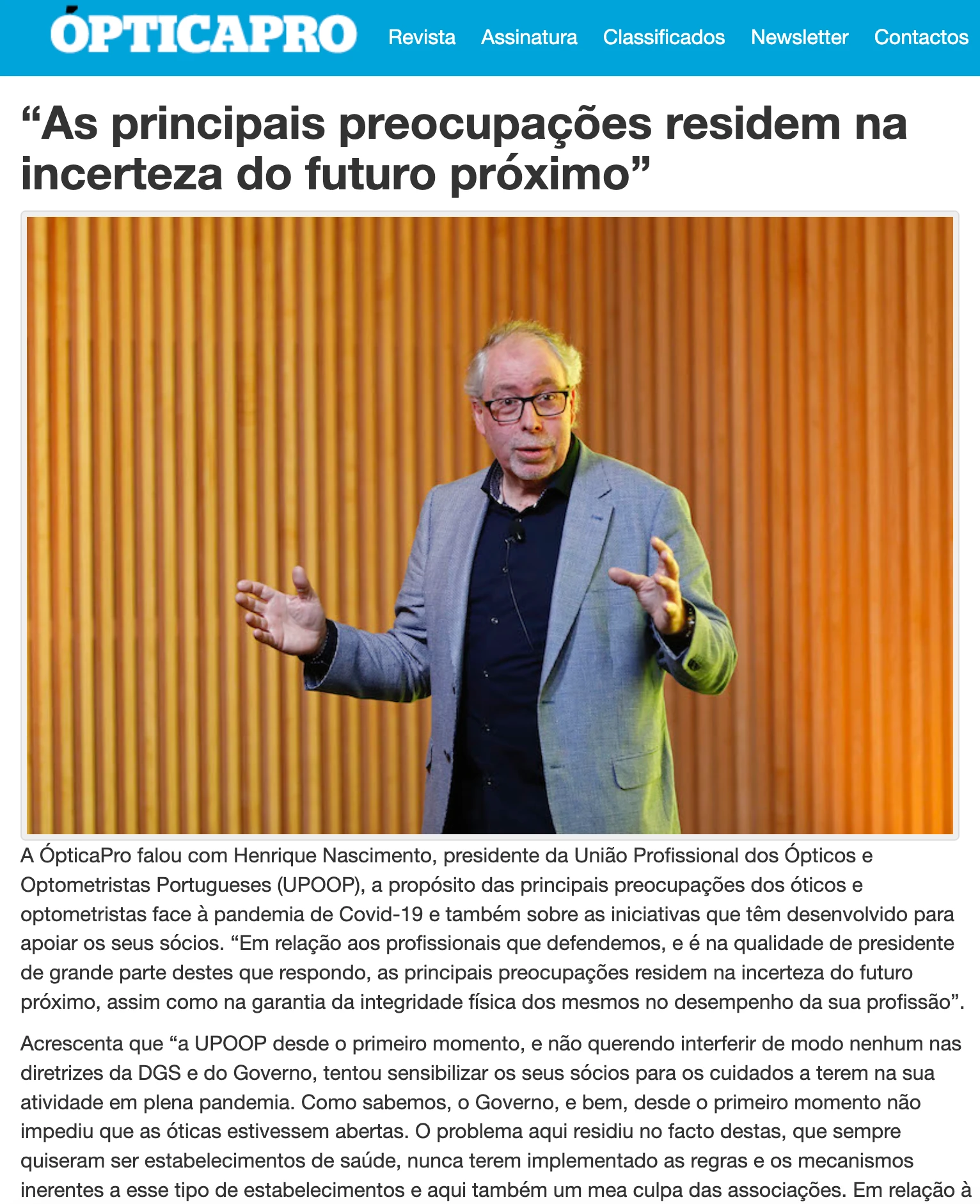 Recorte de imprensa