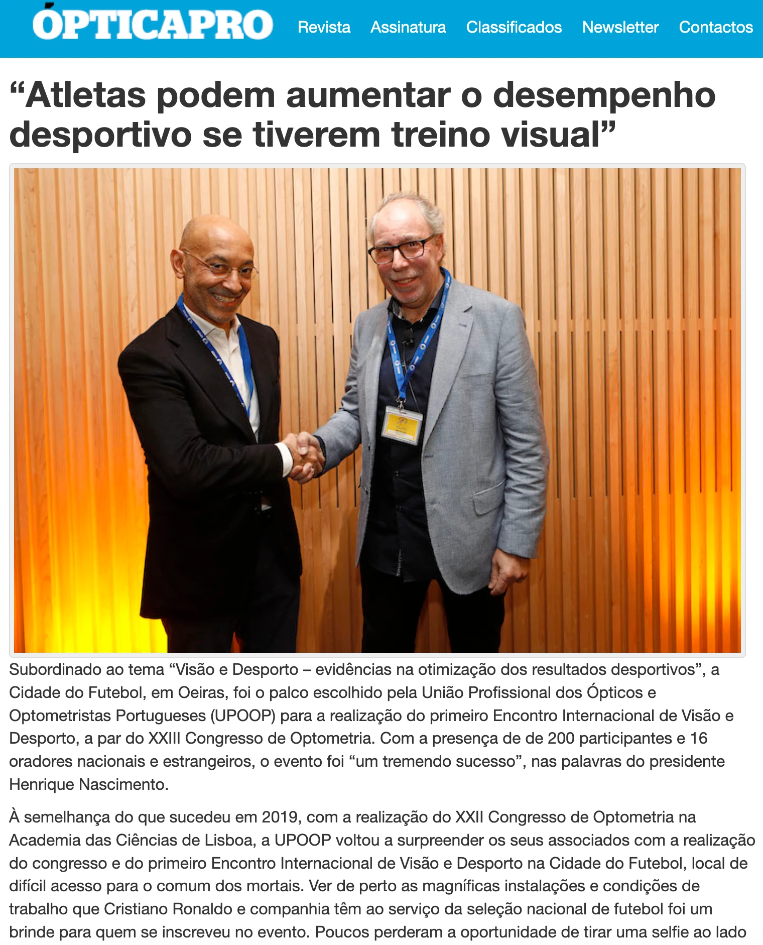 Recorte de imprensa